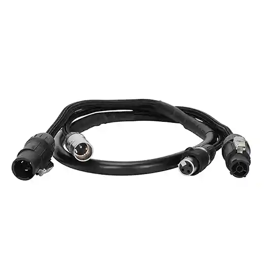 Heat pipe 1m DMX & Power Hybrid Cable With IP Seetronic True1 And XLR Connectors
